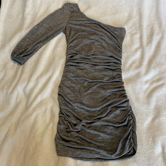 Papaya Dresses & Skirts - One Shoulder Ruched Dress